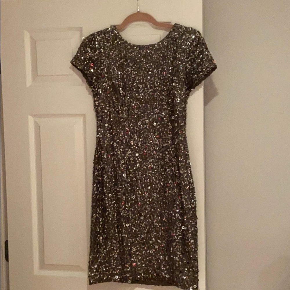 Adriana Pappell beaded cocktail dress